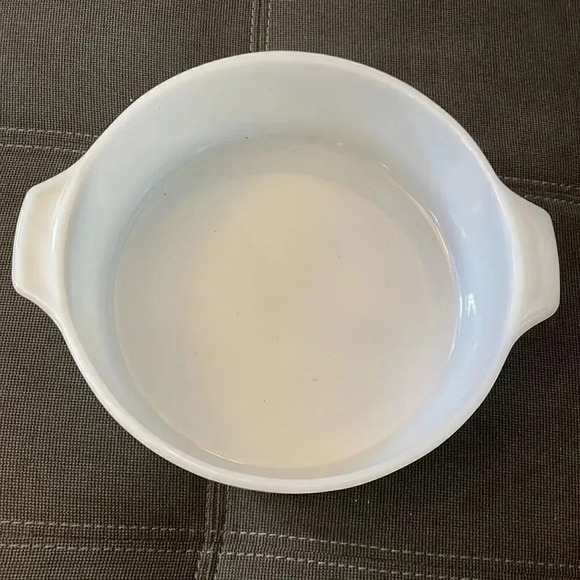 Vintage deep dish with brown flower pattern - Picture 3 of 4